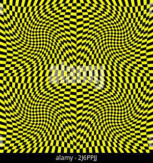 Op-Art digital graphics pattern made with vector abstract forms and generative geometric shapes, useful for web background, poster art design, magazin Stock Vector
