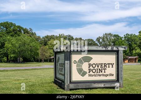 Poverty Point UNESCO World Heritage Site and Monumental Earthworks in Louisiana, USA. Stock Photo