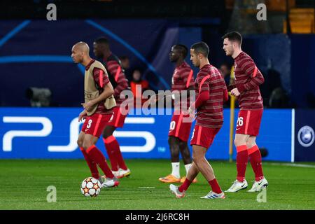 Villarreal, Spain. . 03rd May, 2022. players during the UEFA Champions League Semi Final Leg Two match between Villarreal and Liverpool FC at Estadio de la Ceramica. Credit: DAX Images/Alamy Live News Stock Photo