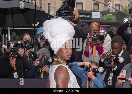 Roar” Star Cynthia Erivo Arrives At The Met Gala In Louis Vuitton