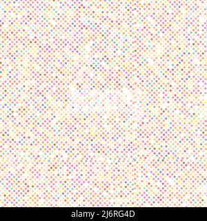 Abstract hand drown polka dots background. White dotted seamless pattern with color circles. Template design for invitation, poster, card, flyer Stock Vector