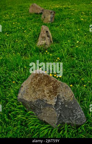 Big Green Rocks Big Rocks and green stones in the Black sea water Stock Photo - Alamy