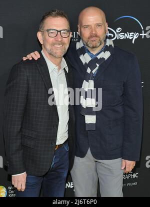 L-R: Ted Allen and Barry Rice attend the NY premiere of We Feed People ...