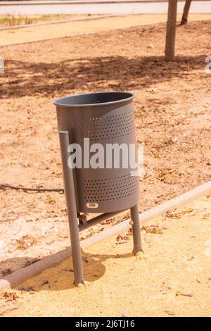waste or trash bin Stock Photo