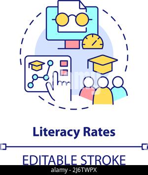 literacy rate clipart