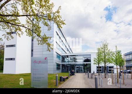 New building for the Robert Schumann Music Academy on the Golzheim campus Stock Photo