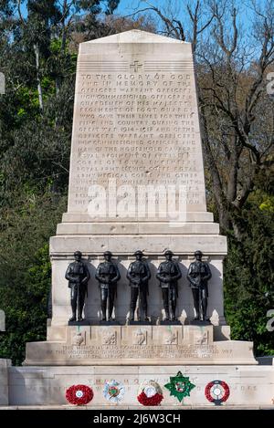 Household Division War Memorial on Horse Guards undergoing maintenance ...