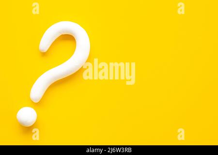 Question mark symbol. Customer support servise or help concept Stock Photo