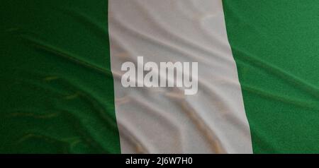 Flag of Nigeria 3d render Stock Photo