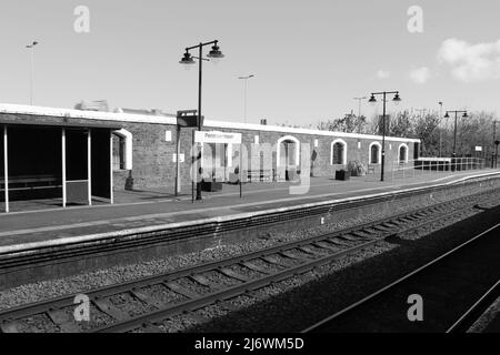 Penmaenmawr Railway Station North Wales Stock Photo