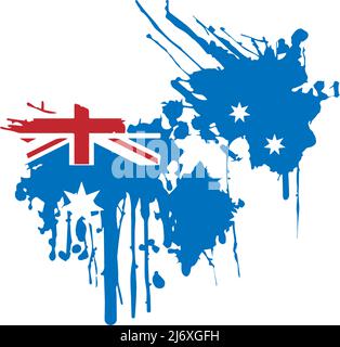 Australia icon design illustration template vector Stock Vector