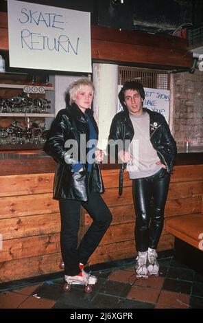 Roller Disco, London 70s, London 80s Stock Photo