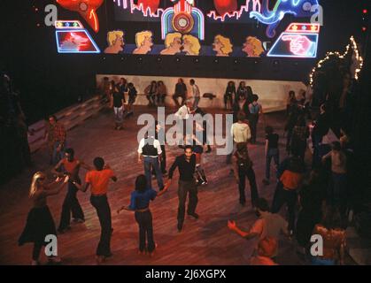 Roller Disco, London 70s, London 80s Stock Photo