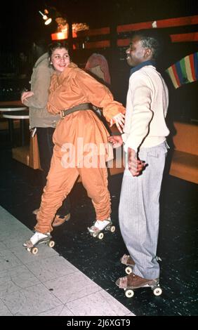 Roller Disco, London 70s, London 80s Stock Photo