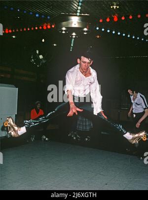 Roller Disco, London 70s, London 80s Stock Photo