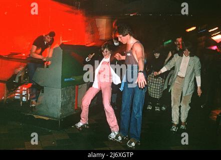 Roller Disco, London 70s, London 80s Stock Photo