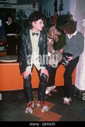 Roller Disco, London 70s, London 80s Stock Photo