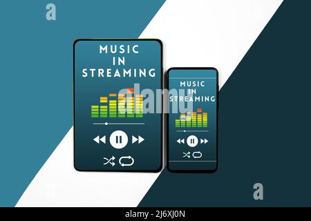 Music Multimedia Sound Entertainment Concept Stock Photo