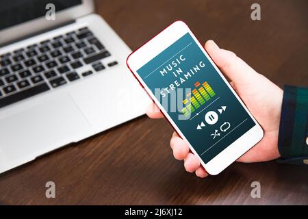 Music Multimedia Sound Entertainment Concept Stock Photo