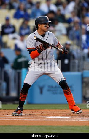 This is a 2021 photo of Mauricio Dubon of the San Francisco Giants baseball  team. This image reflects the San Francisco Giants active roster as of  Tuesday, Feb. 23, 2021 when this