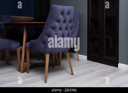 Stylish living room interior with comfortable sofa Stock Photo - Alamy