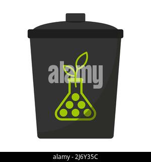 Tank, container with fertilizers. Gardening. Cartoon Flat style.Isolated on a white background Stock Vector