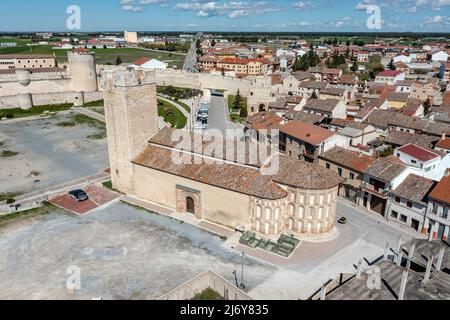 Church of San Martin in Cuellar, in the province of Segovia (Spain) Stock Photo