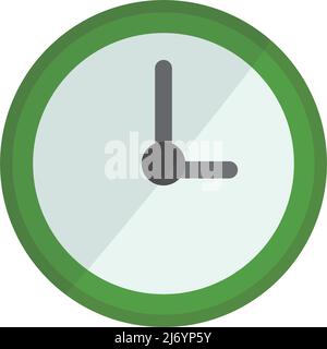 Clock icon. Time and timer icons. Editable vector. Stock Vector