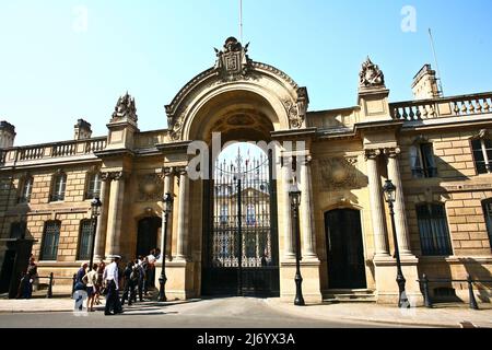 Paris, Elysee, the building of the french president Stock Photo