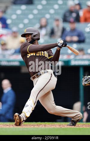 CLEVELAND, OH - MAY 04: San Diego Padres first baseman Eric Hosmer