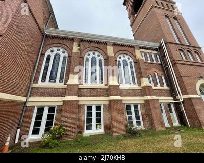 Augusta, Ga USA - 03 10 22: Thankful Baptist Church side view Stock Photo