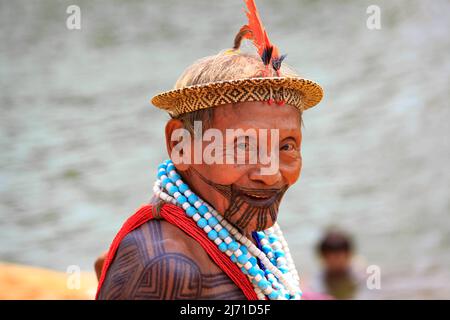 Cacique of the Asurini Tribe in Brazil Editorial Image - Image of ,  people: 245527750