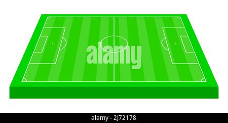 3D Isometric Green Playground Stock Vector