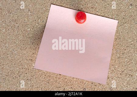 Sticky note. Reminder and message concept. Copy space. Stock Photo