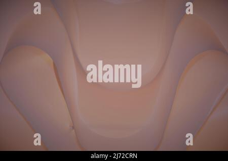Abstract Taupe Beige light Smooth Curves Background Design on my chandelier Stock Photo