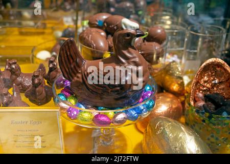 Fortnum & Mason store interior inside at Easter 2022 in Piccadilly West London W1A UK England  KATHY DEWITT Stock Photo