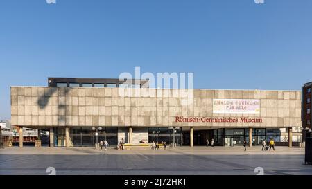 Roman-Germanic Museum in Cologne on a bright spring day Stock Photo