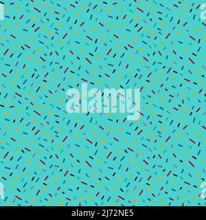 Kids candy seamless sugar sprinkles pattern for fabrics and packaging and gifts and linens and wrapping paper  Stock Photo