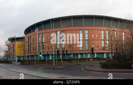 Salford Royal Hospital, Pendleton, Salford Stock Photo