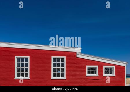 Glen Haven Canning Co. cannery in Glen Haven Village, a historic town in Sleeping Bear Dunes National Lakeshore, Michigan, USA Stock Photo