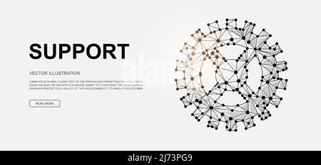 Gear 3d low poly symbol for landing page template. Technology design illustration. Polygonal Industry illustration for homepage design, adv page. Stock Vector