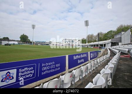 General view of the ground ahead of Essex CCC vs Yorkshire CCC, LV Insurance County Championship Division 1 Cricket at The Cloud County Ground on 5th Stock Photo