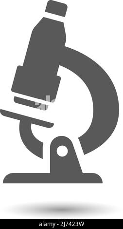Microscope icon Stock Vector