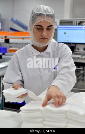Operation in the factory of the Czech branch of Hartmann-Rico, the ...