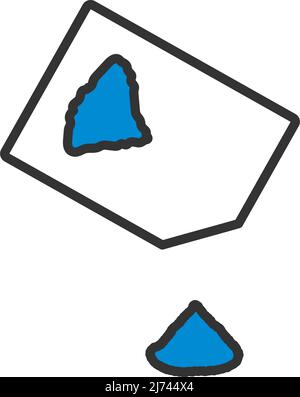 Seasoning Package Icon. Editable Bold Outline With Color Fill Design. Vector Illustration. Stock Vector