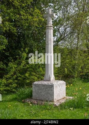 Memorial to the fallen of WW1 in the village of Norton, Northamptonshire, UK Stock Photo