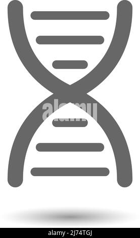 DNA icon isolated on white background Stock Vector Image & Art - Alamy