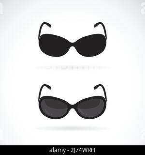 Vector of sunglasses design on white background. Sunglasses icon or logo. Easy editable layered vector illustration. Stock Vector