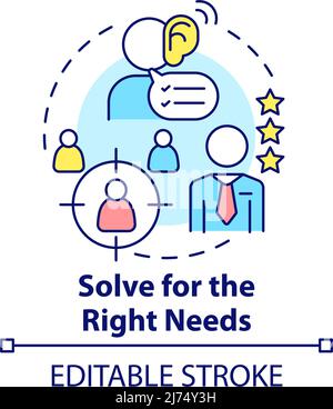 Understand business needs concept icon Stock Vector Image & Art - Alamy