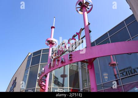 Sea front theatre in Skegness, UK Stock Photo